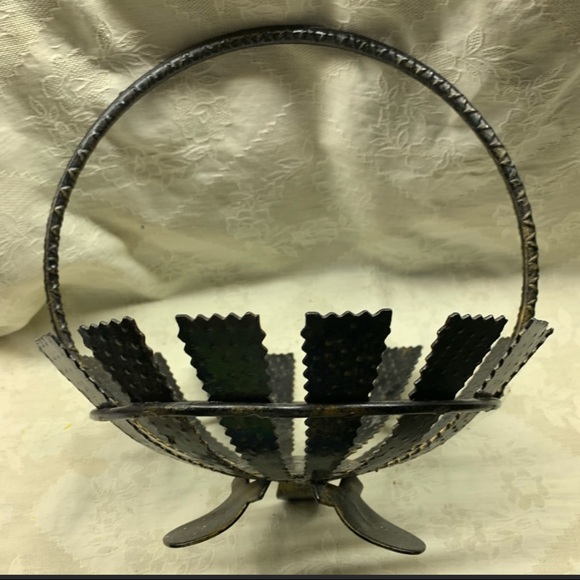 MCM Spanish Brutalist Handled Bowl/Basket - Picture 4 of 8